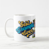 グランプ最高のス・エバー |グランドパフォトコーヒーマグ コーヒーマグカップ (左)