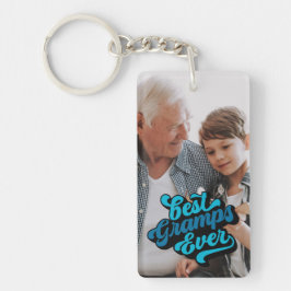 グランプ最高のス・エバー |グランドパ写真 キーホルダー