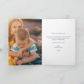 グランプ最高のス・エバー |父の日の写真 カード (内部)