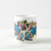 グランプ最高のー史上最高 |グランドパ写真 コーヒーマグカップ (中央)