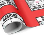 グランプ猫クリスマスラッピング紙 ラッピングペーパー (ロールコーナー)