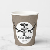 グランプ素朴カントリー狩りはバーンウッドパップ 紙コップ (正面)