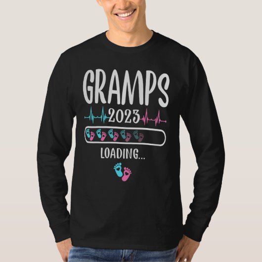 グランプ2023年おもしろい妊娠発表 Tシャツ (正面)