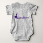 グランプ・ラマ ベビーボディスーツ (裏面)