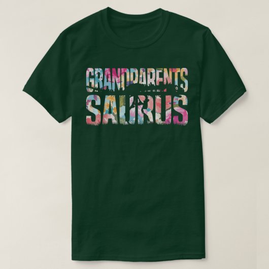 グランペラントサウルスレ祖母RE祖父母サウ Tシャツ (デザイン正面)