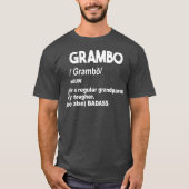 グランボタフバダスおばあちゃんやじいちゃん混乱しない Tシャツ (正面)