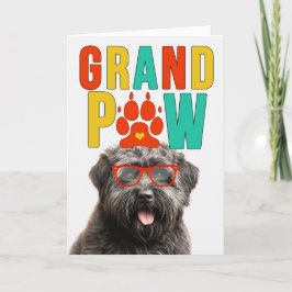 グランポーブービエおもしろいドッグ祖父母の日 シーズンカード
