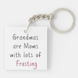 「グランマはつや消しの多いママ」 キーホルダー