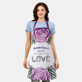 グランマグランドキッズギフトフローラ料理ベーキングシェフ エプロン (着用した状態)