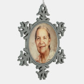 グランマシルヴィアウエルタ スノーフレークピューターオーナメント (左)