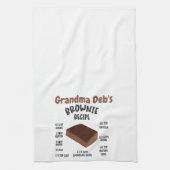グランマデブズブラウニーレシピ キッチンタオル (縦)