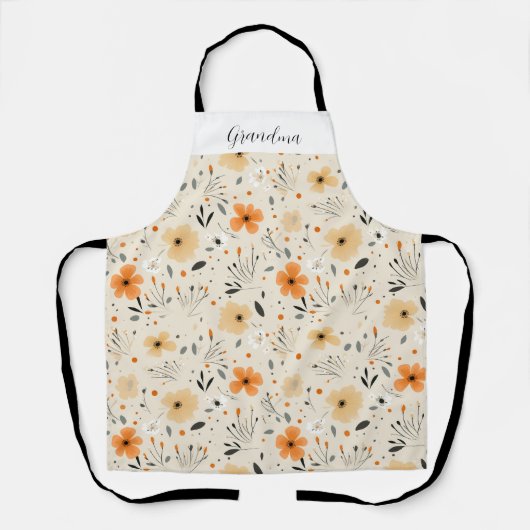 グランマピーチフローラ エプロン (正面)