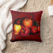 グランマルのリンゴの束装飾用クッション – 赤 クッション (ブランケット)