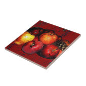 グランマルのリンゴの束 – 赤 タイル (側面)