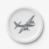 グランマンF7Fティガーネコ ペーパープレート (正面)