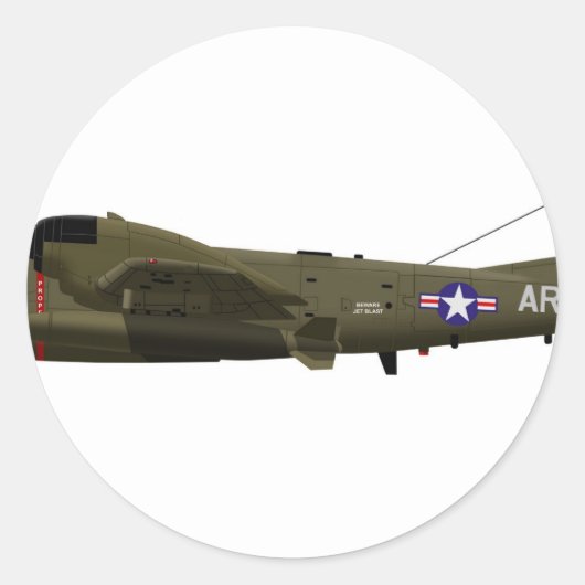 グランマンOV-1モホーク ラウンドシール (正面)