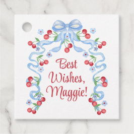 グランミレニアル チェリー ボウ ウォーターカラー フェイバータグ