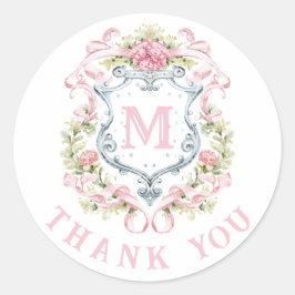 グランミレニアル フローラル クレスト モノグラム | ブライダル ラウンドシール