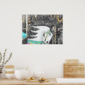 グランメリーギー色あせた馬 ポスター (キッチン)