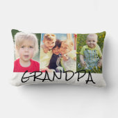 グランモダンパ3フォトコラージュ ランバークッション (正面)