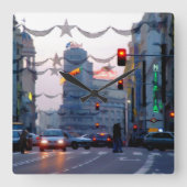 グランヴィアデマドリードアンナヴィダッド スクエア壁時計 (正面)