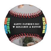 グラン最高のドドゥエバー |父の日の写真 野球ボール (裏面)
