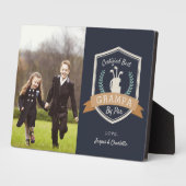 グラン最高のパバイパー |ゴルフのおじいちゃん写真 フォトプラーク (側面)