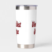 グラン最高のパブルゴーニュ文字 保温保冷タンブラー (左面)