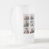 グラン最高のパEver 8フォトコラージュ フロストグラスビールジョッキ (正面左)