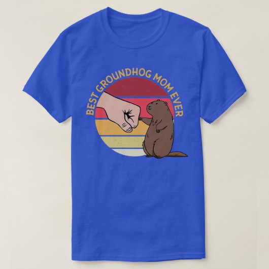 グラン最高のホッグの母 Tシャツ (デザイン正面)