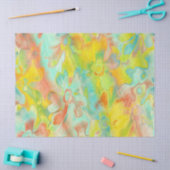 グラン絵を描ギー-花模様-6-ティッシュペーパー 薄葉紙 (クラフト)