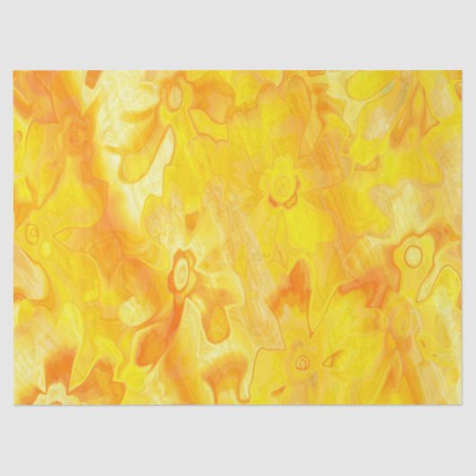 グラン絵を描ギー-花模様-8-ティッシュペーパー 薄葉紙 (正面)