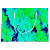 グラン絵を描グ-花模様-13- ラージペーパーバッグ (正面)