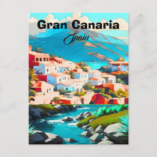 グラン+カナリア スペイン 旅行 アート ポストカード アート | トラベ