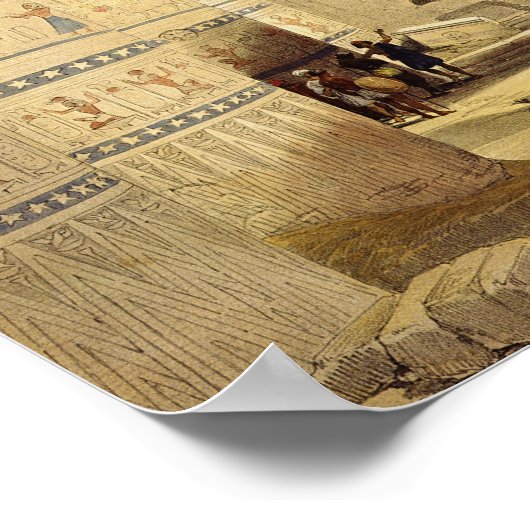 グラン・ポルティコの下のビュー，フィラエ ポスター (角)