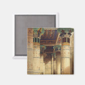 グラン・ポルティコの下のビュー，フィラエ マグネット (正面/裏面)