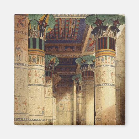 グラン・ポルティコの下のビュー，フィラエ マグネット (正面)