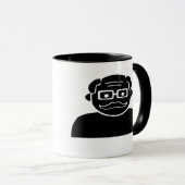 グランPaのための漫画のサッカーマグ マグカップ (正面右)