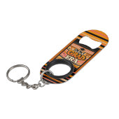 グラーおもしろいド時代イニシャルモノグラパーソナライズされたム キーホルダー栓抜き (正面アングル)