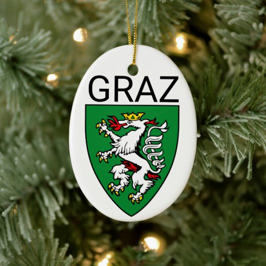 グラーツのコート – オーストリア セラミックオーナメント (ツリー)