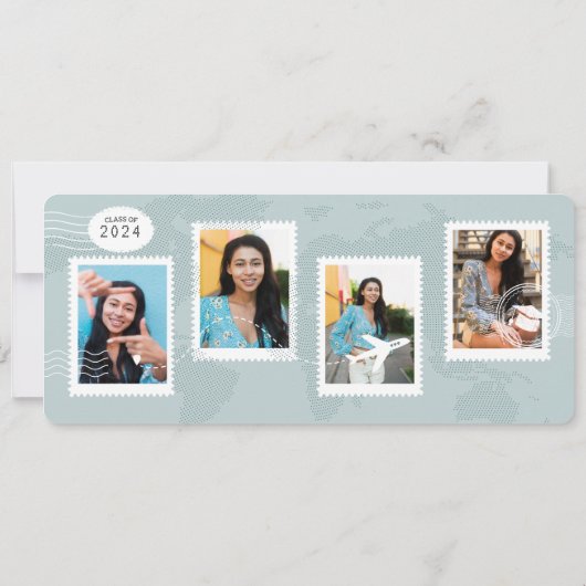 グラードアドベンチャーアウェイツボーディングパス飛行機チケット 招待状 (裏面)