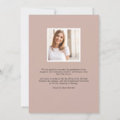 グラードアンダーレイ |写真の卒業 案内状 (裏面)