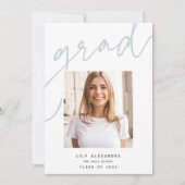 グラードアンダーレイ |写真卒業のお知らせ 案内状 (正面)