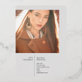 グラードインフォイル招待状 箔招待状 (裏面)