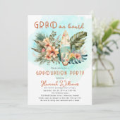 グラードオンボードトロピカルサーフ卒業パーティー 招待状 (スタンド正面)