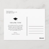 グラードキャップクラシックグリーンディスタンスサンキュー ポストカード (裏面)