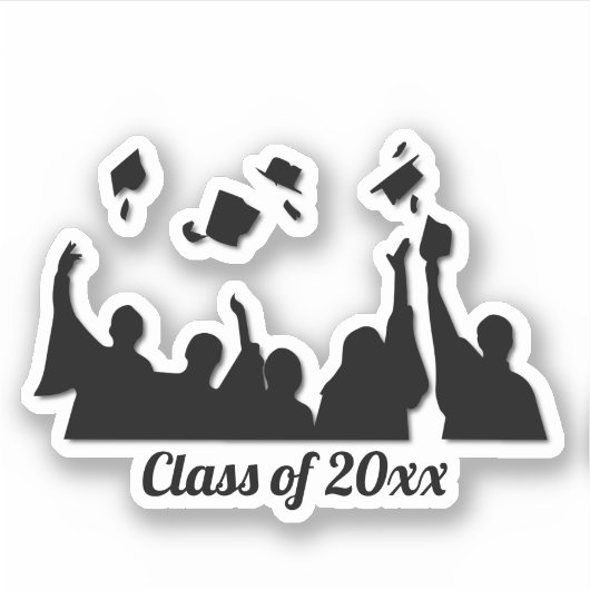 グラードキャップトス卒業 シール (正面)