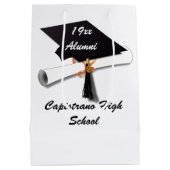 グラードキャップハイスクール懇親会 ミディアムペーパーバッグ (裏面)