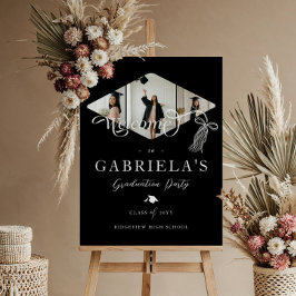 グラードキャップボウタッセルフォトコラージュパーティーへようこそ