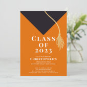 グラードキャップ卒業パーティー招待状 招待状 (スタンド正面)